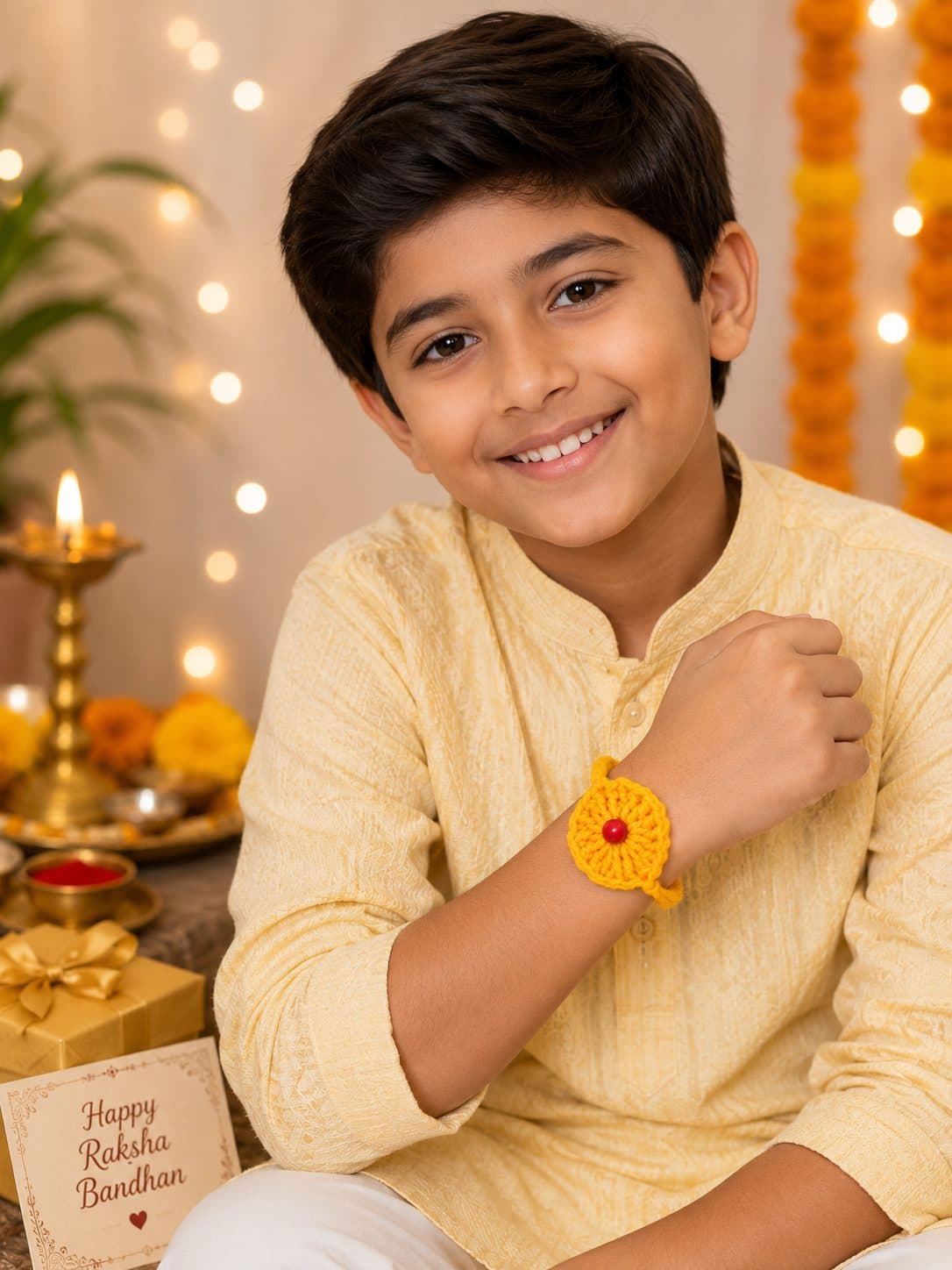 Handmade Crochet Rakhi
