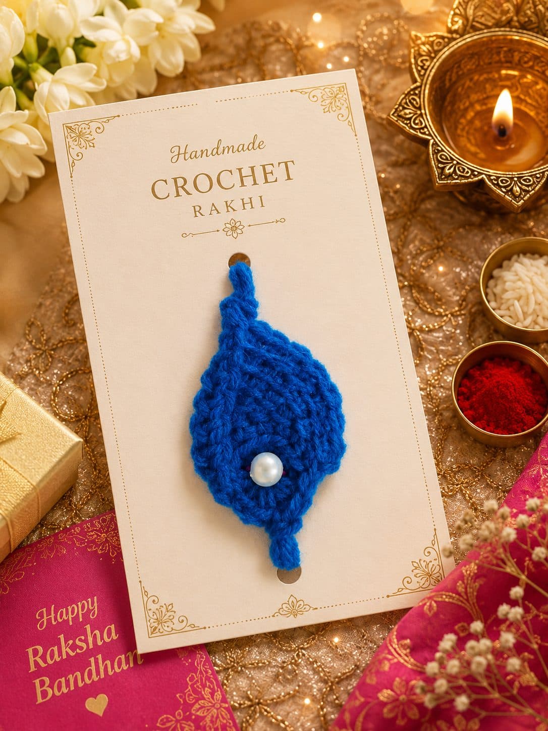 Handmade Crochet Rakhi