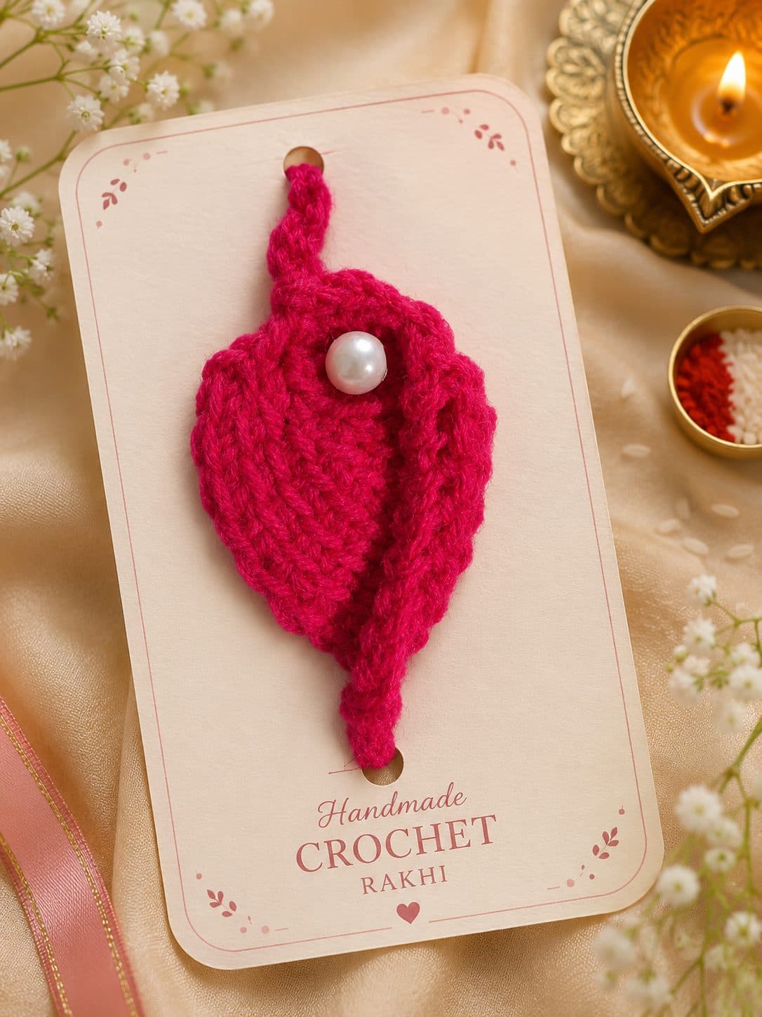 Handmade Crochet Rakhi