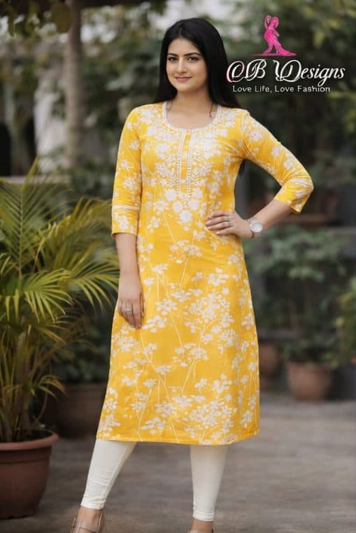 Cotton Chikankari kurti