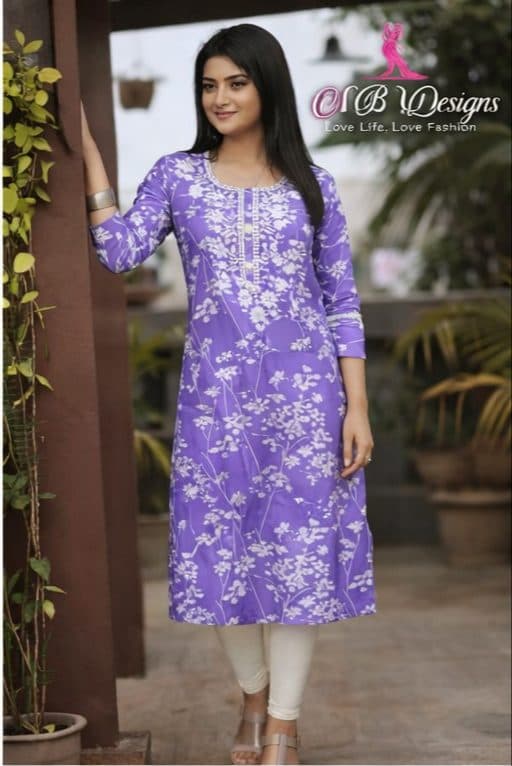 Cotton Chikankari kurti