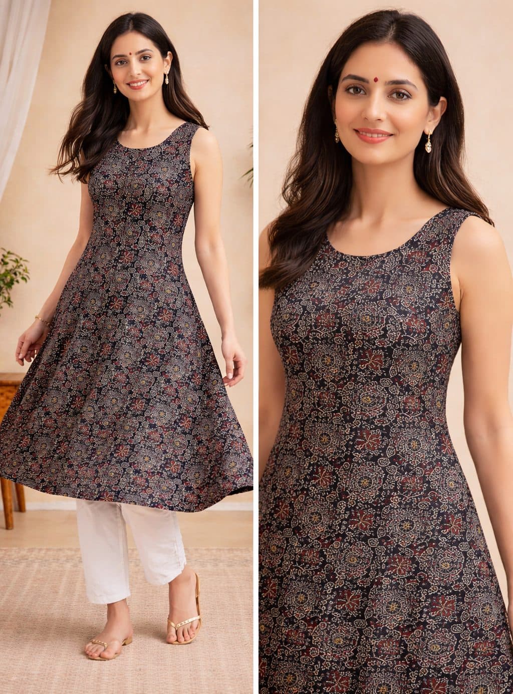Cotton printed kurti