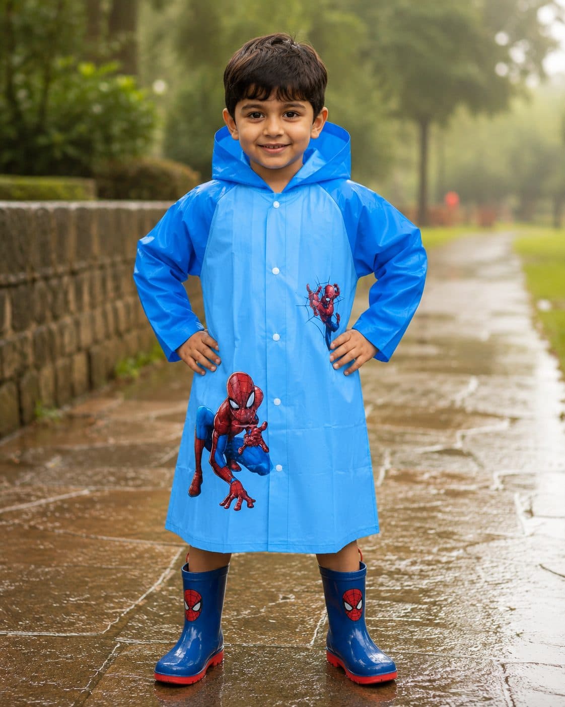Kids Raincoat - Spiderman