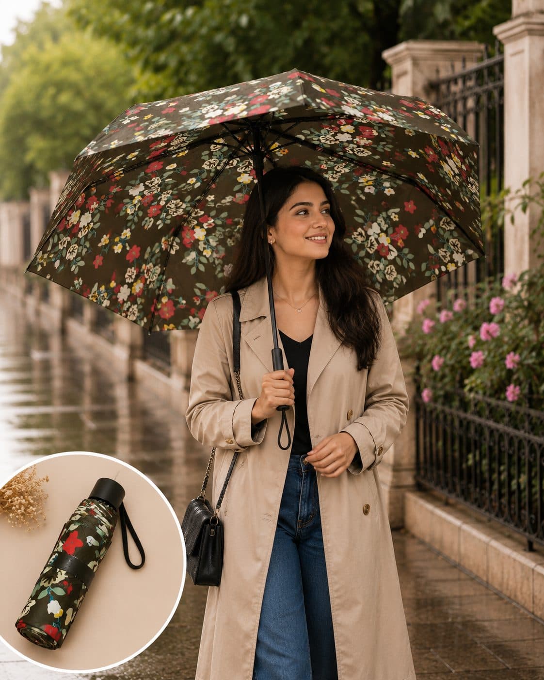 Ladies Umbrella - 3 fold