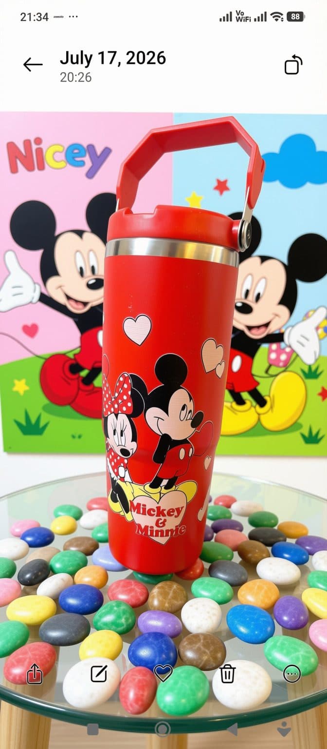 Anime Sipper Cum Tumbler (900 ml, insulated)