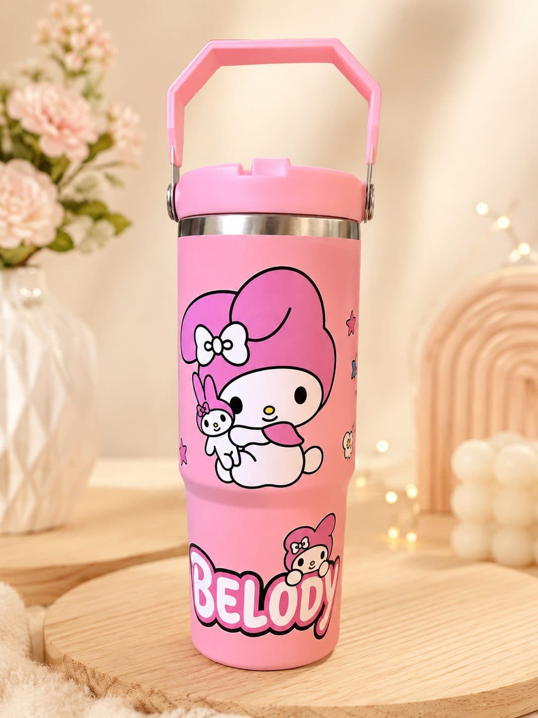 Anime Sipper Cum Tumbler (900 ml, insulated)